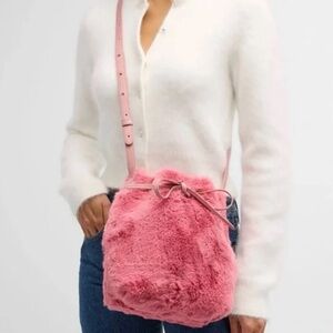 Apparis Mansur Gavriel Mini Bucket Bag - Guava